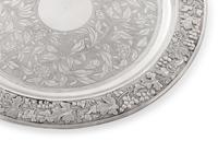A Chinese Export Silver Salver