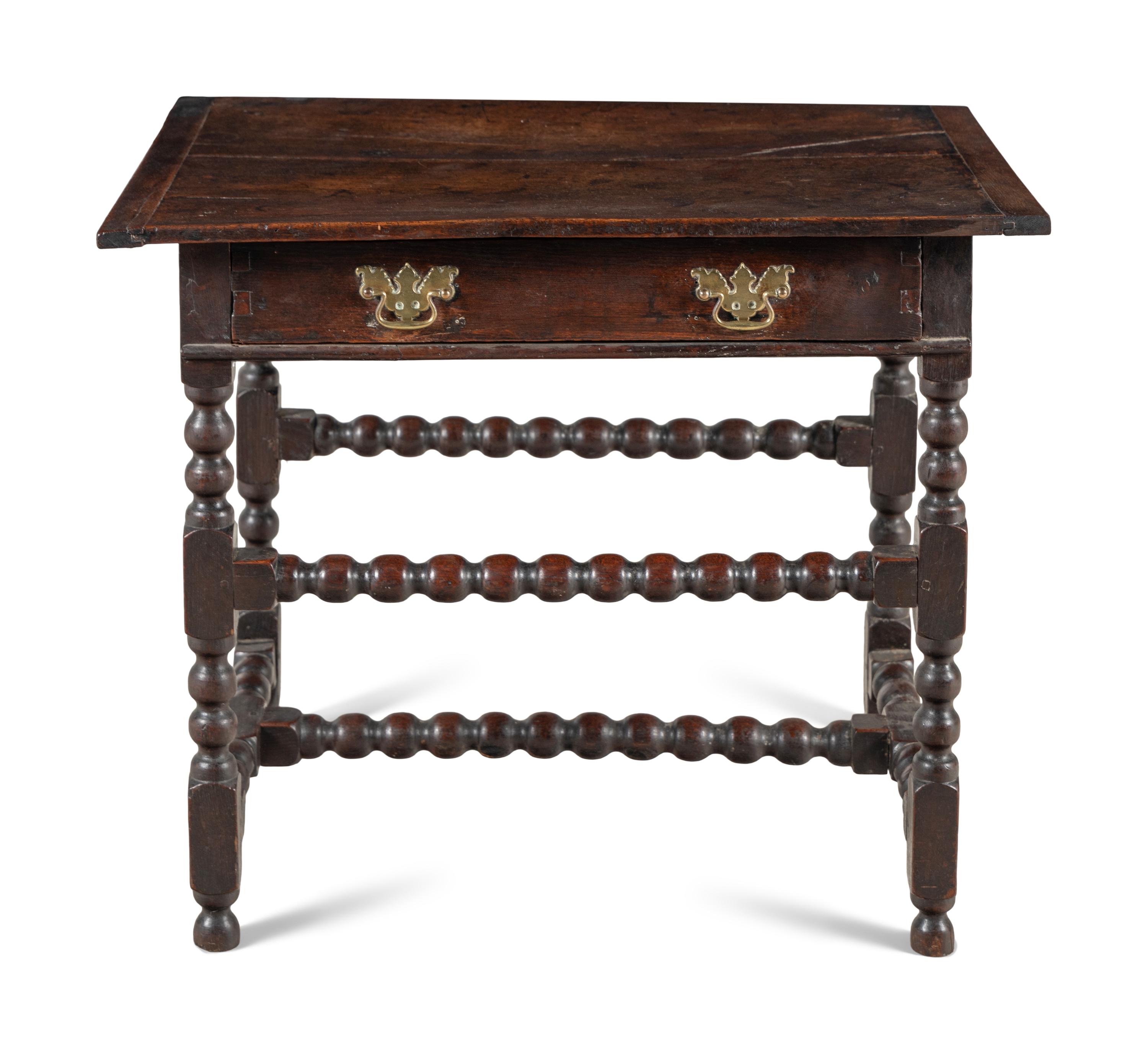 A William and Mary Walnut Table