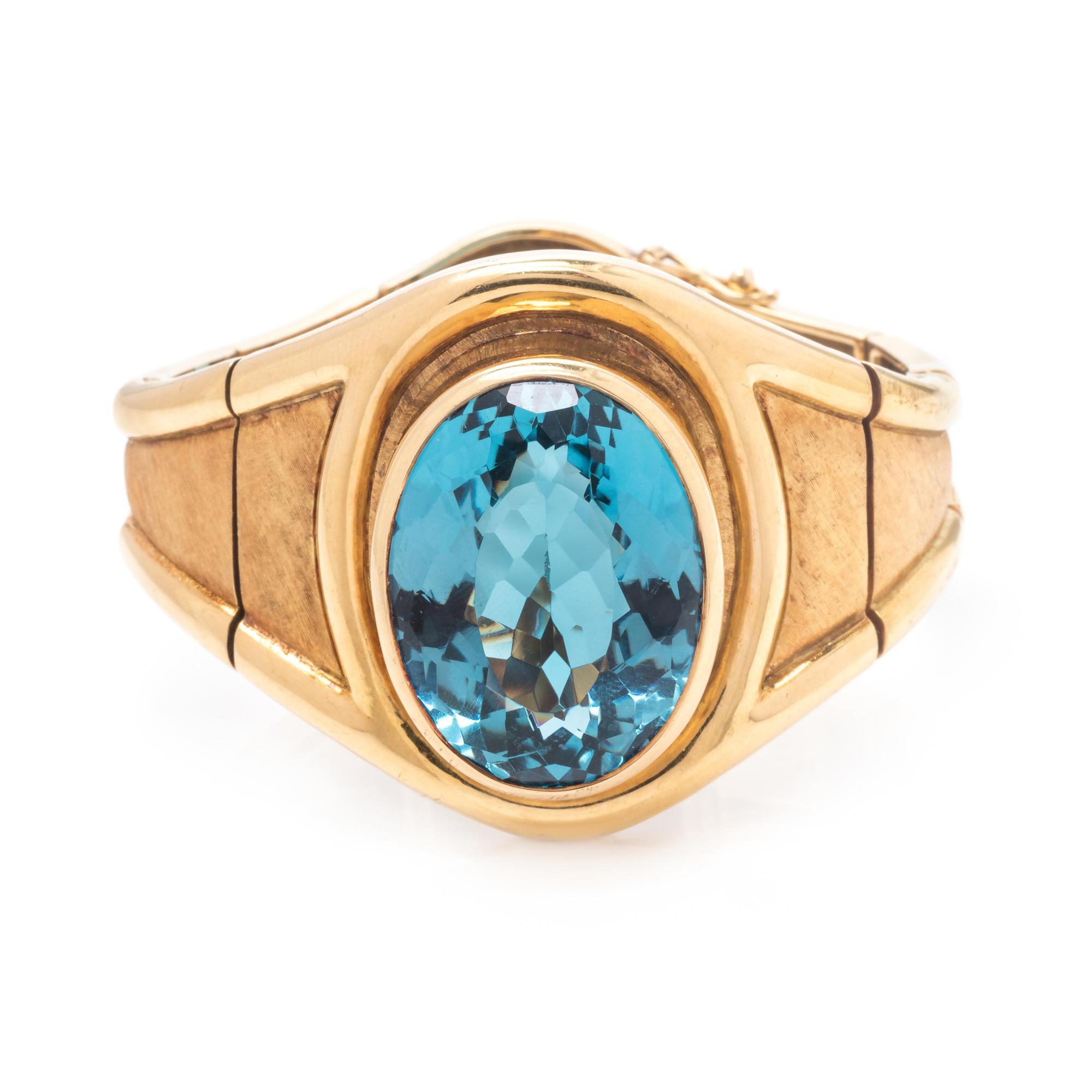HAROLDO BURLE MARX, TOPAZ BRACELET