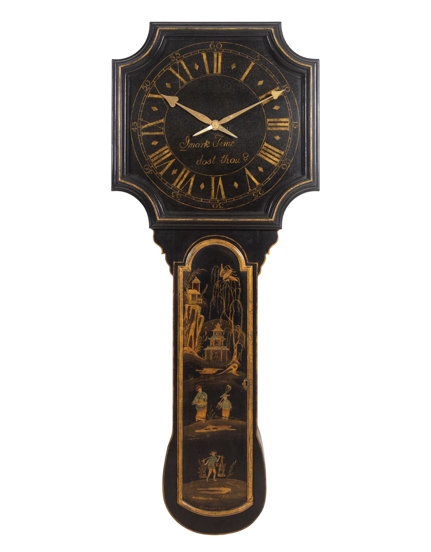 An English Painted Parliament Clock