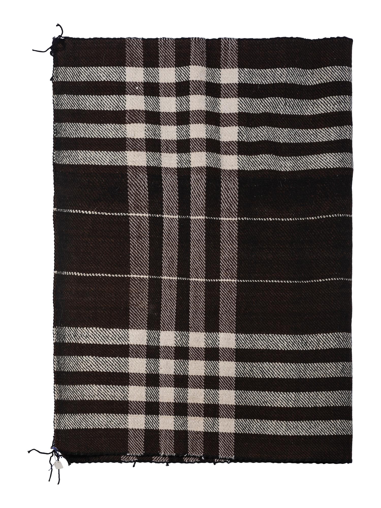 Diagonal Twill Plaid Blanket / Weaving