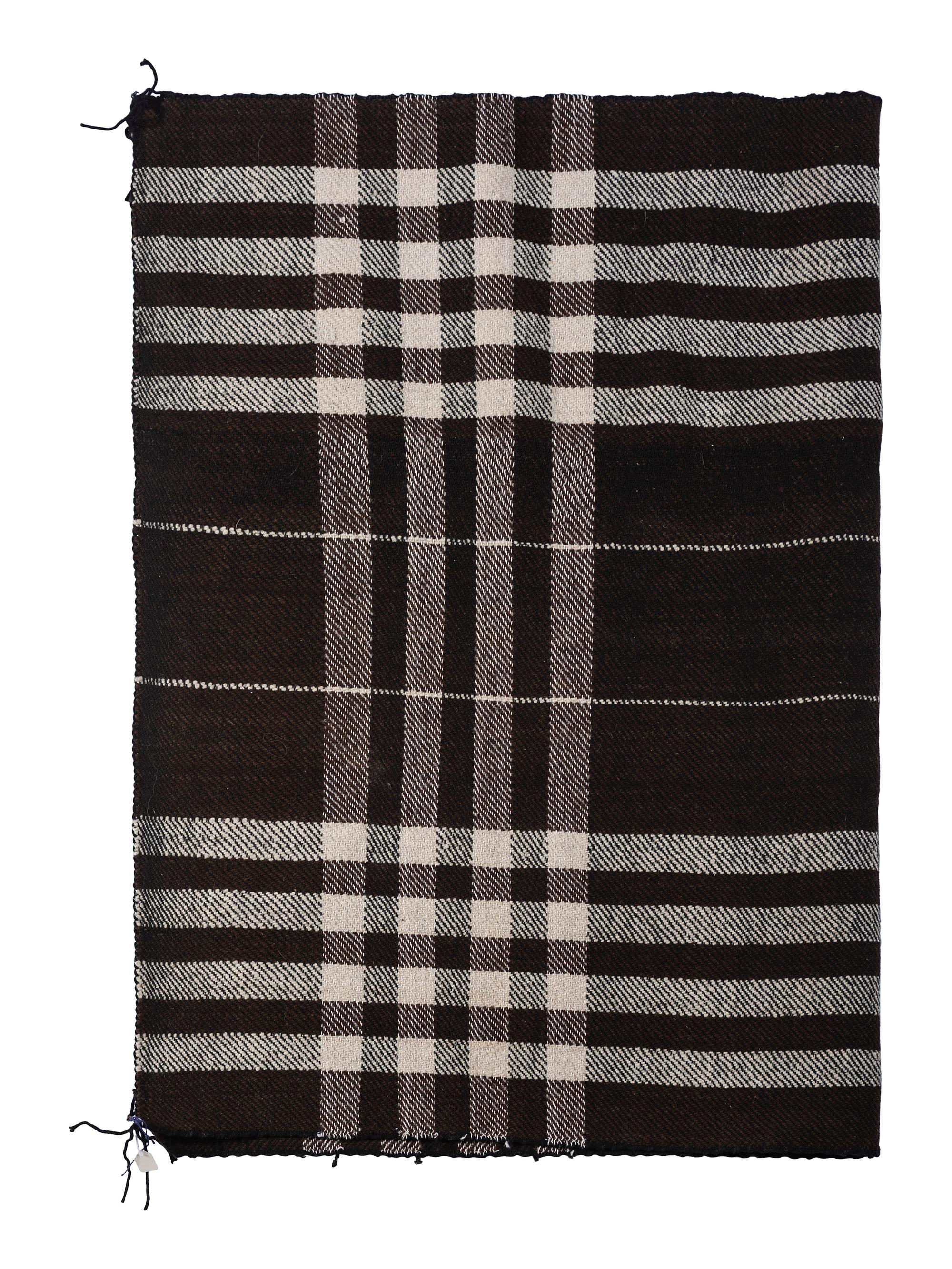 Diagonal Twill Plaid Blanket / Weaving