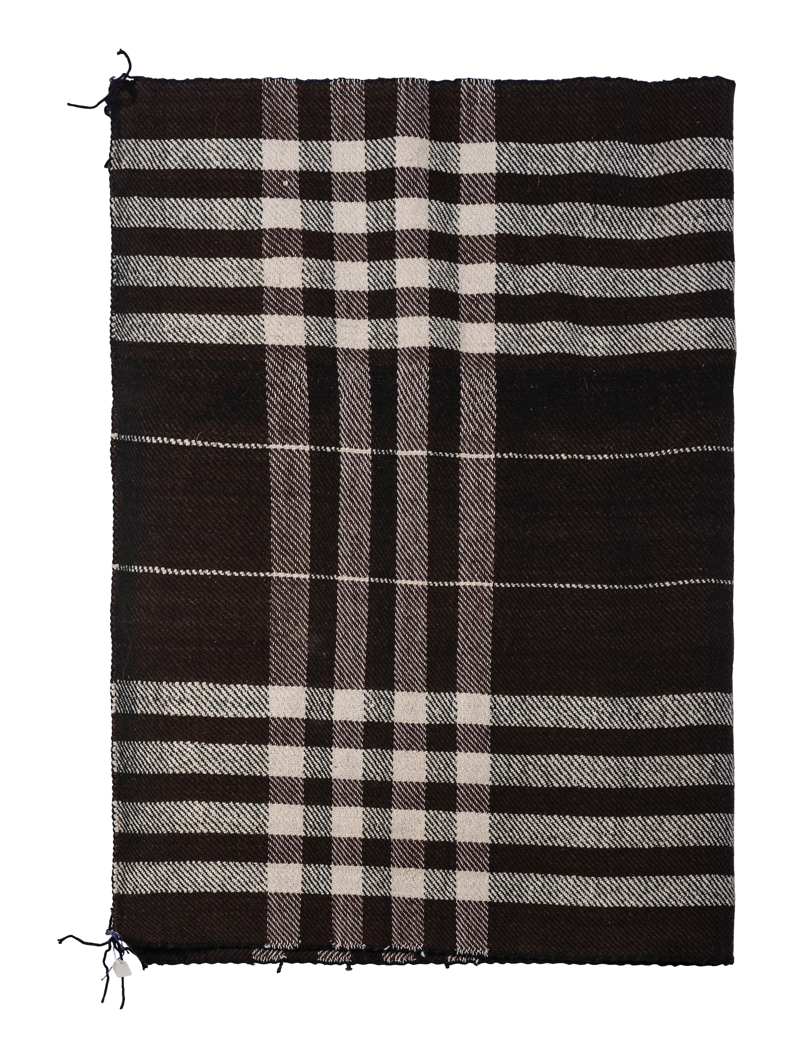 Diagonal Twill Plaid Blanket / Weaving