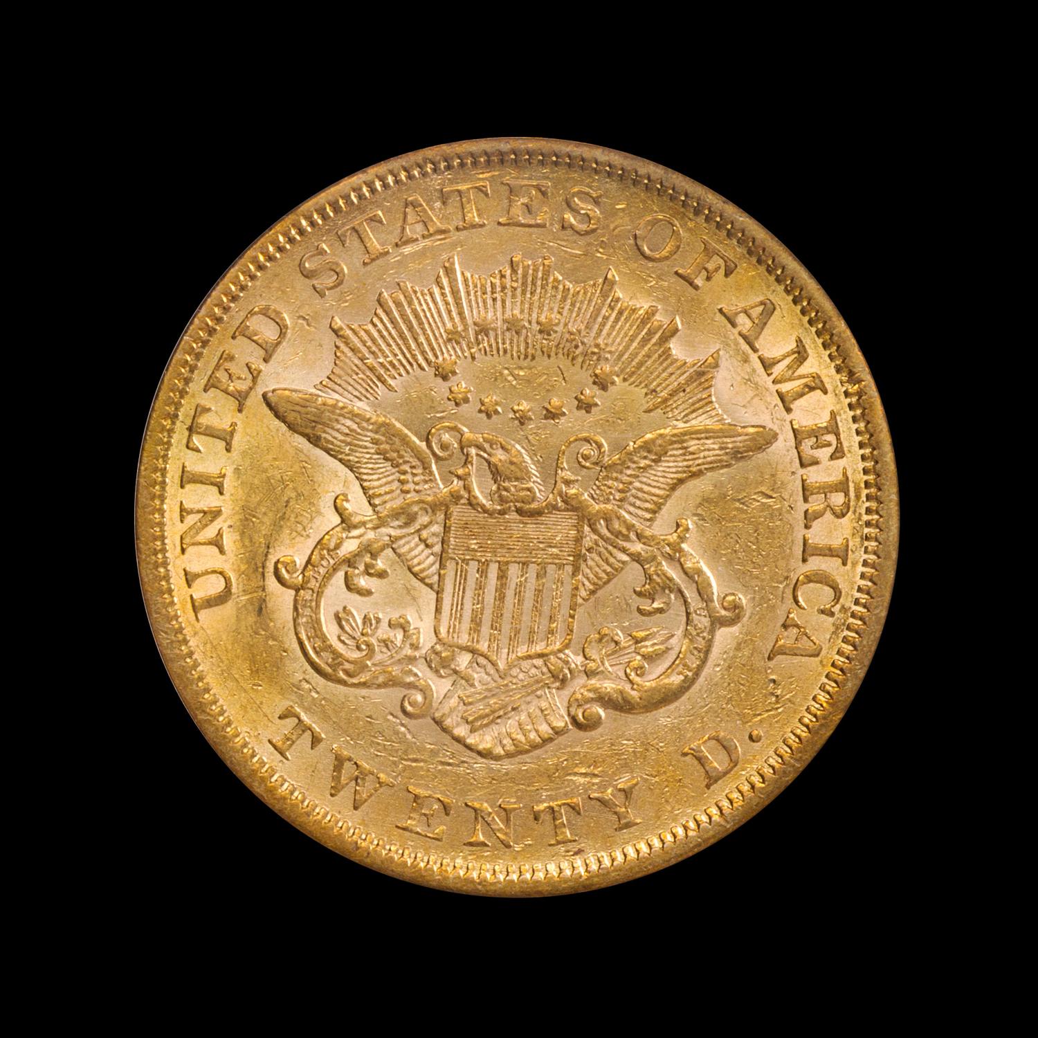 A United States 1864 Liberty Head $20 Gold Coin