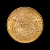 A United States 1864 Liberty Head $20 Gold Coin