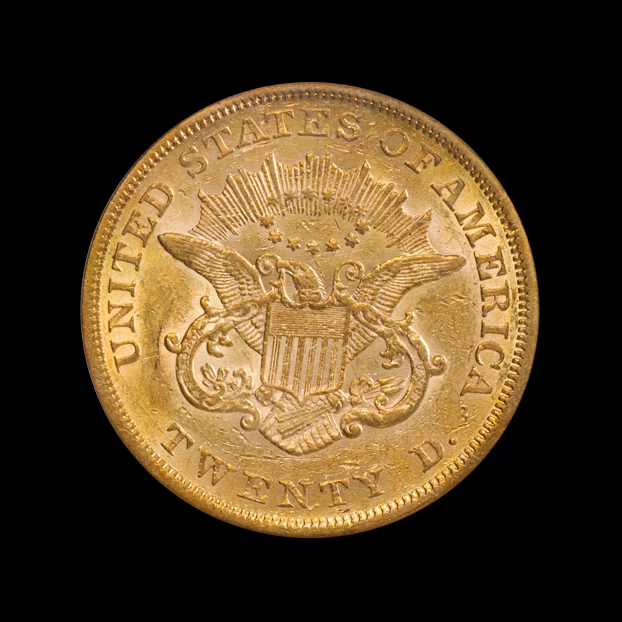A United States 1864 Liberty Head $20 Gold Coin