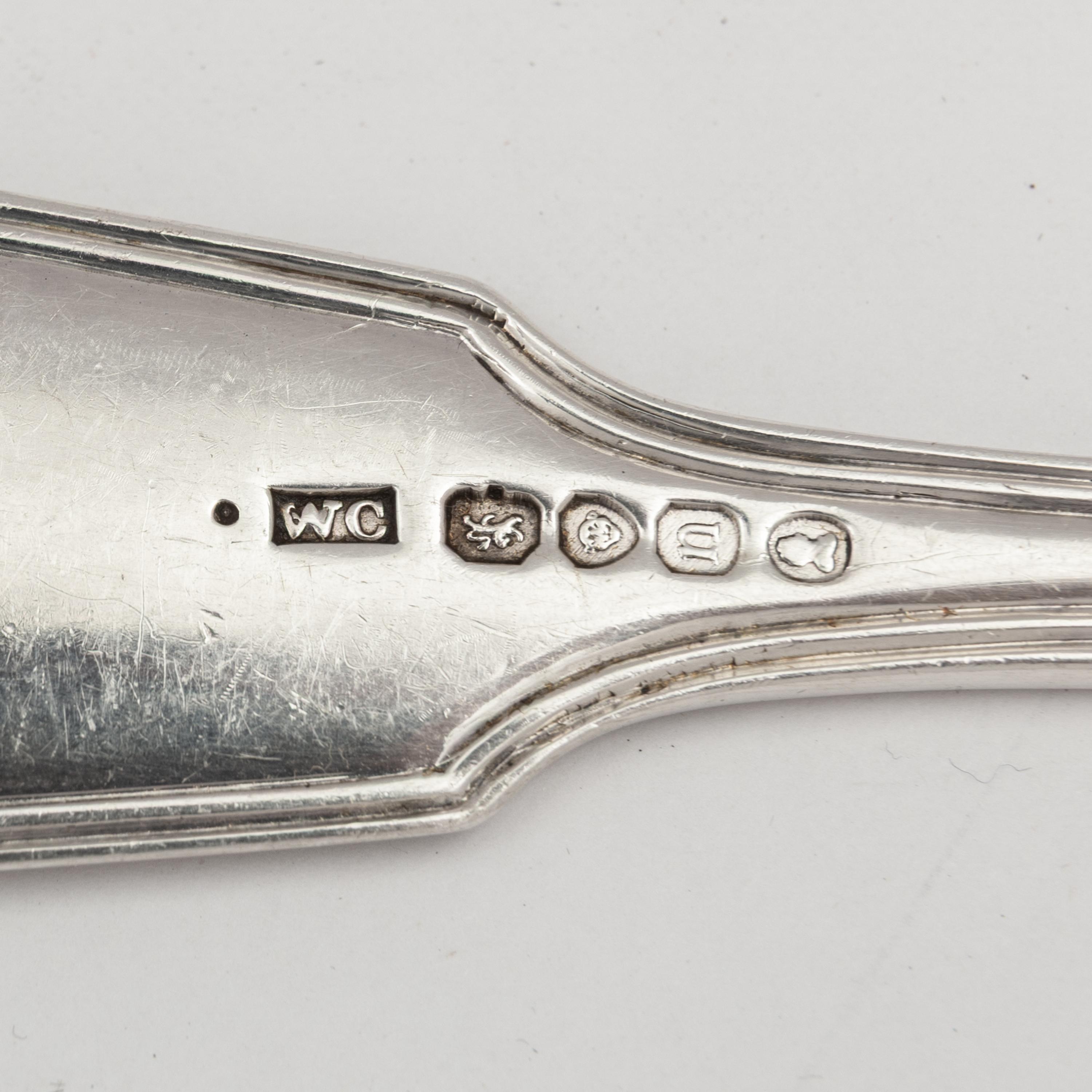 A Collection of English Silver Basting and Serving Spoons