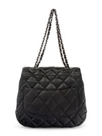 Chanel Quilted Lambskin Leather Triple Compartment Bag, 2011