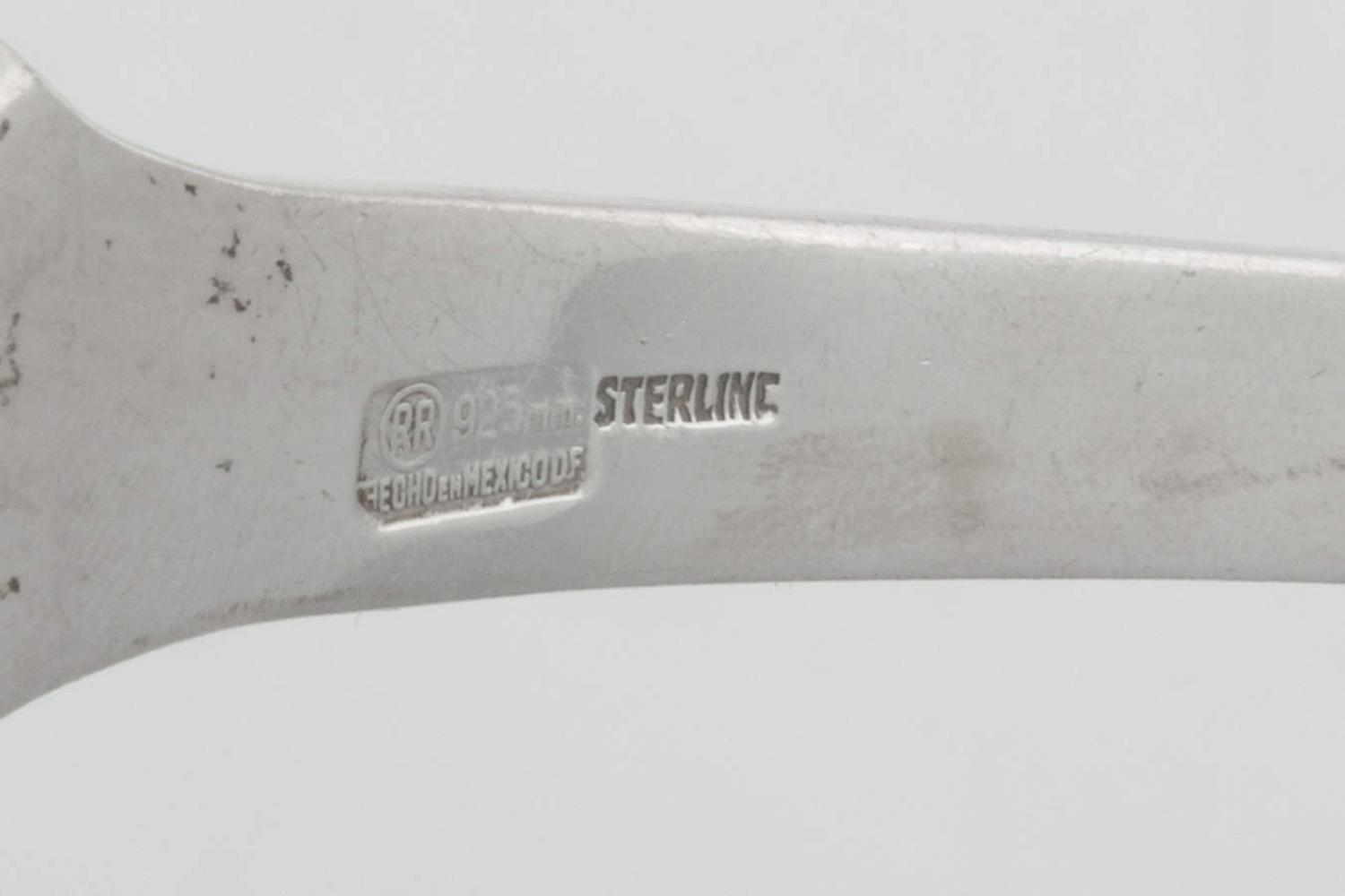 A Pair of Mexican Silver Sauce Ladles