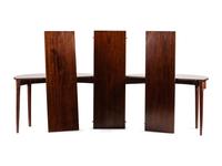 A Pair of Federal String-inlaid Mahogany Demilune Console Tables