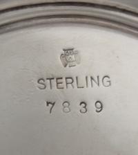 An American Silver Platter, Weidlich Serling Spoon Co., Bridgeport, CT, of oval form.