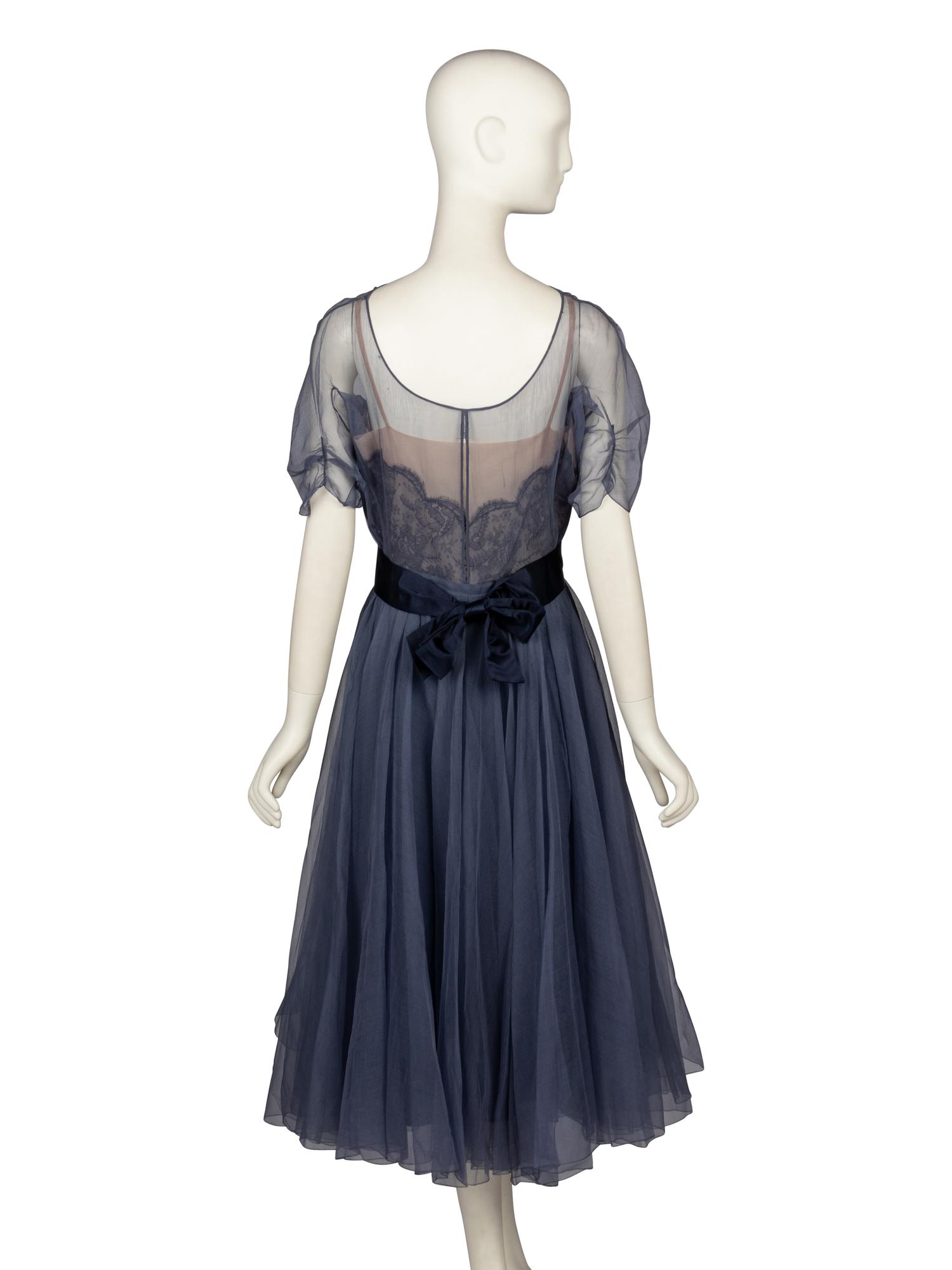 Organza Cocktail Dress, 1957