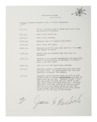 [CIVIL RIGHTS]. MEREDITH, James H. (b. 1933). Signed copy of typed document providing a summary of events related to the James Meredith case in Oxford, Mississippi.