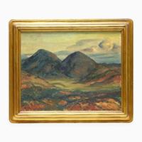 John French Sloan (American, 1871–1951) Twin Hills, Santa Fe