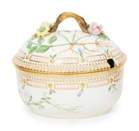 Five Royal Copenhagen Flora Danica Porcelain Table Articles