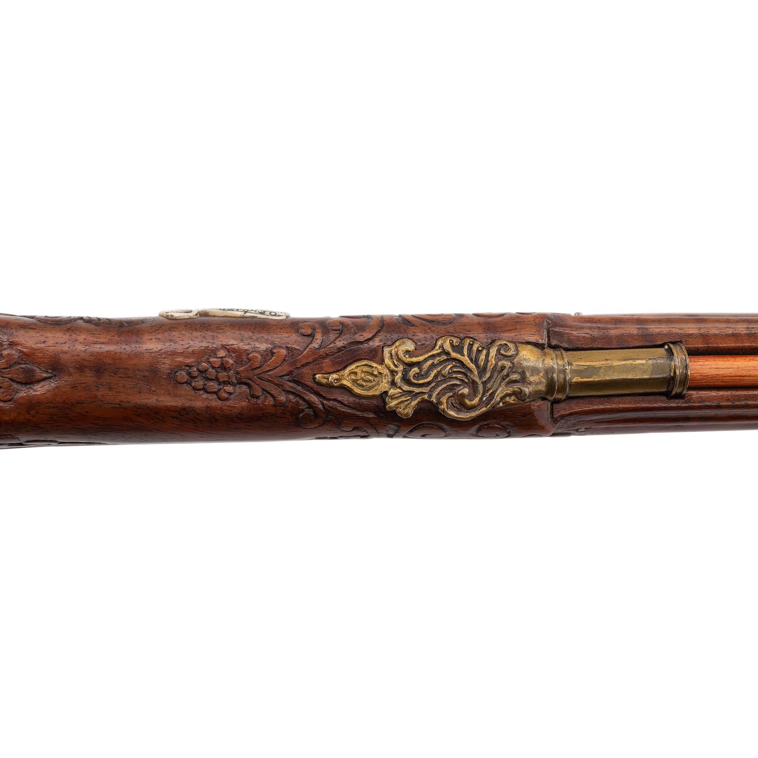 Contemporary Flintlock Jaeger Rifle in the Style of J. Hauer