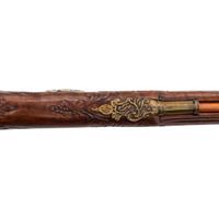 Contemporary Flintlock Jaeger Rifle in the Style of J. Hauer
