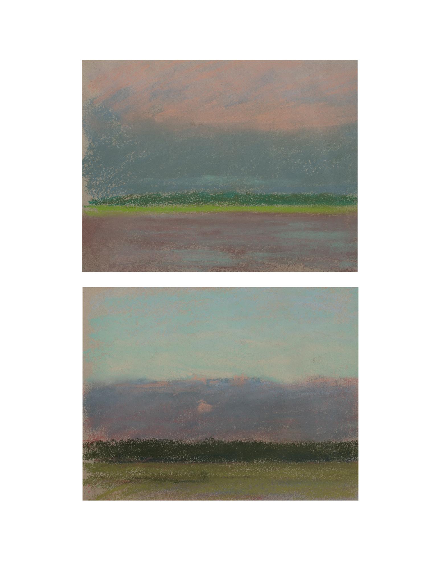Cloud Studies , 1890-95 (a pair)