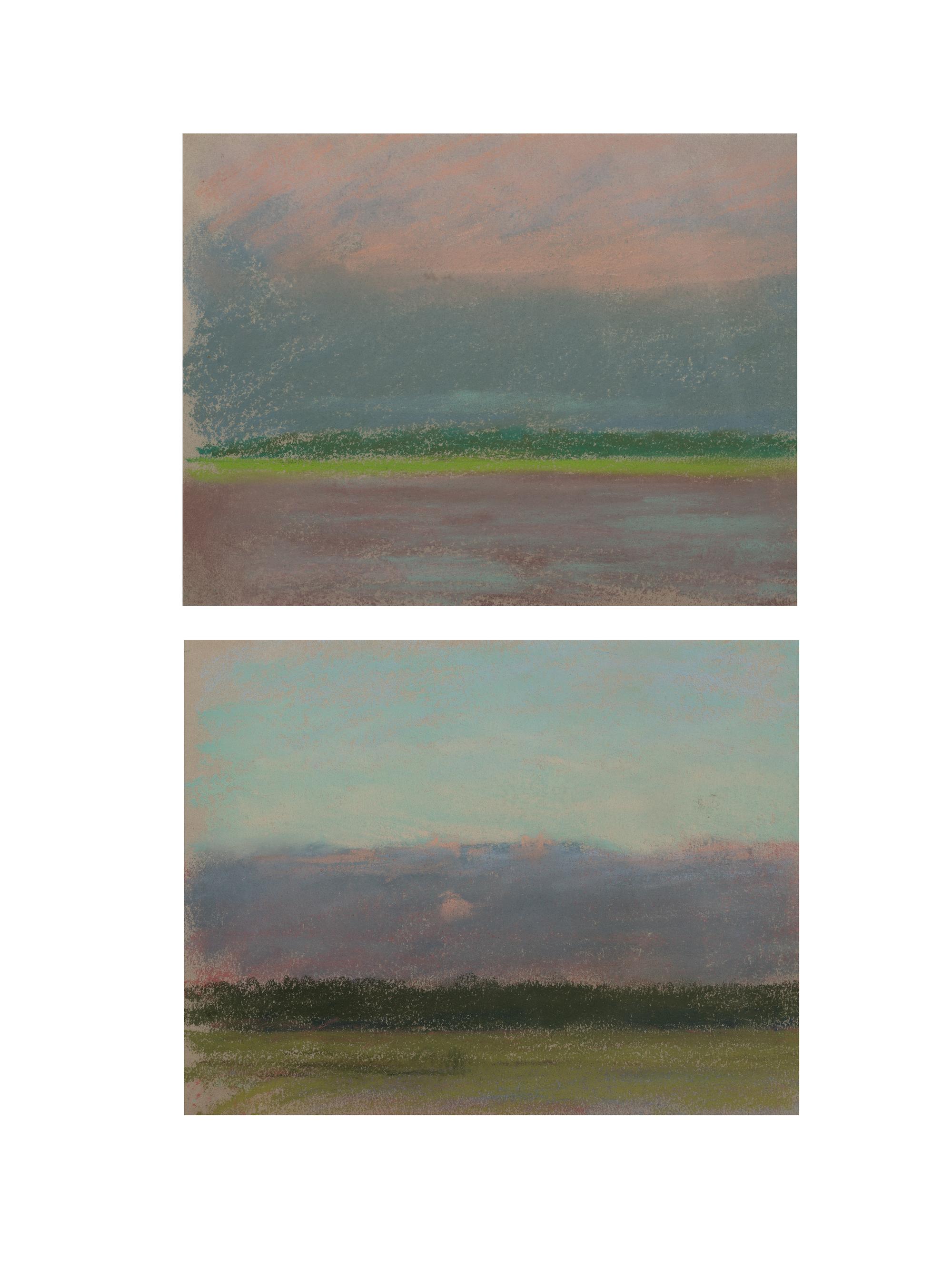 Cloud Studies , 1890-95 (a pair)