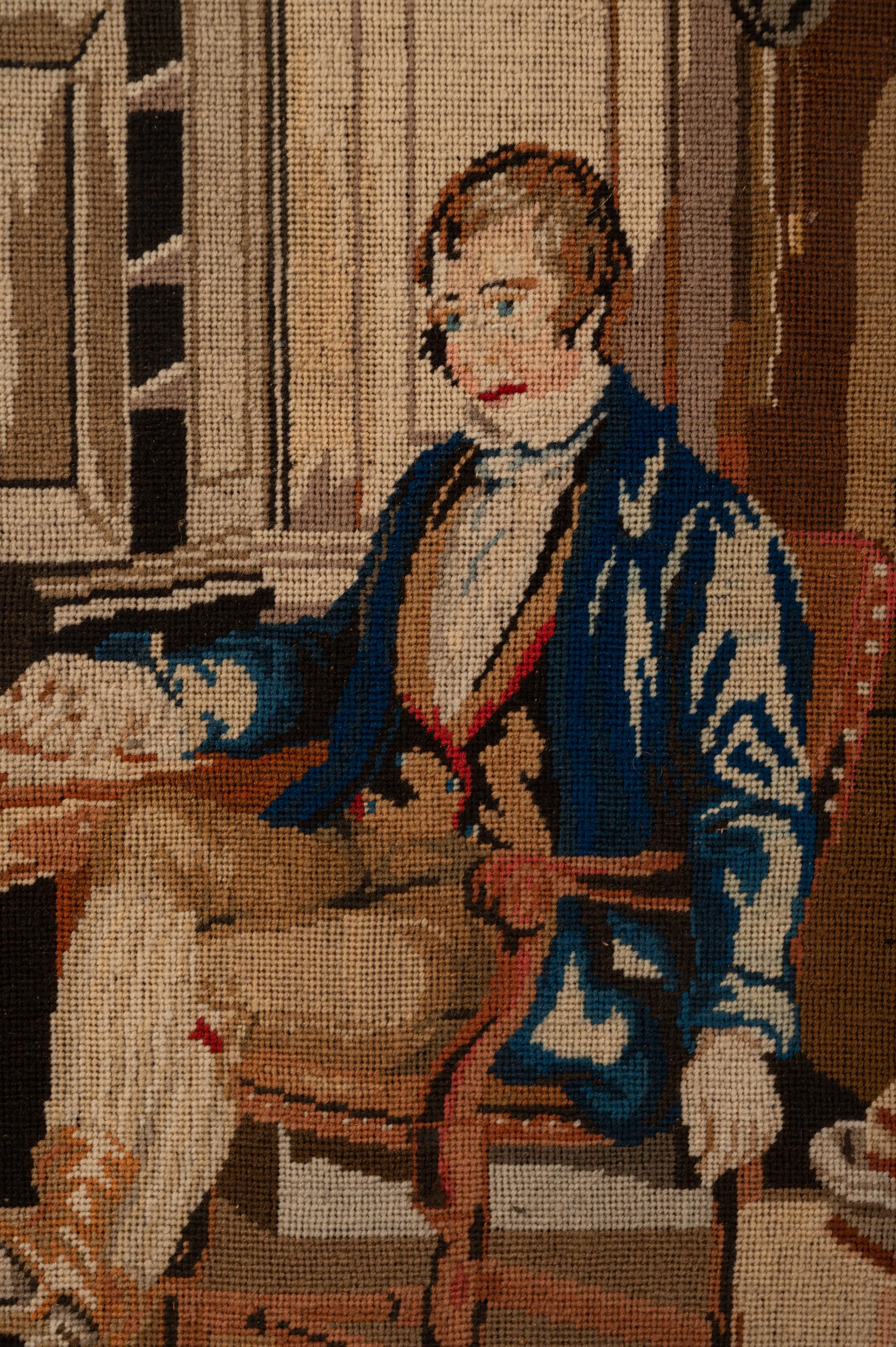 A Victorian Needlework Picture
