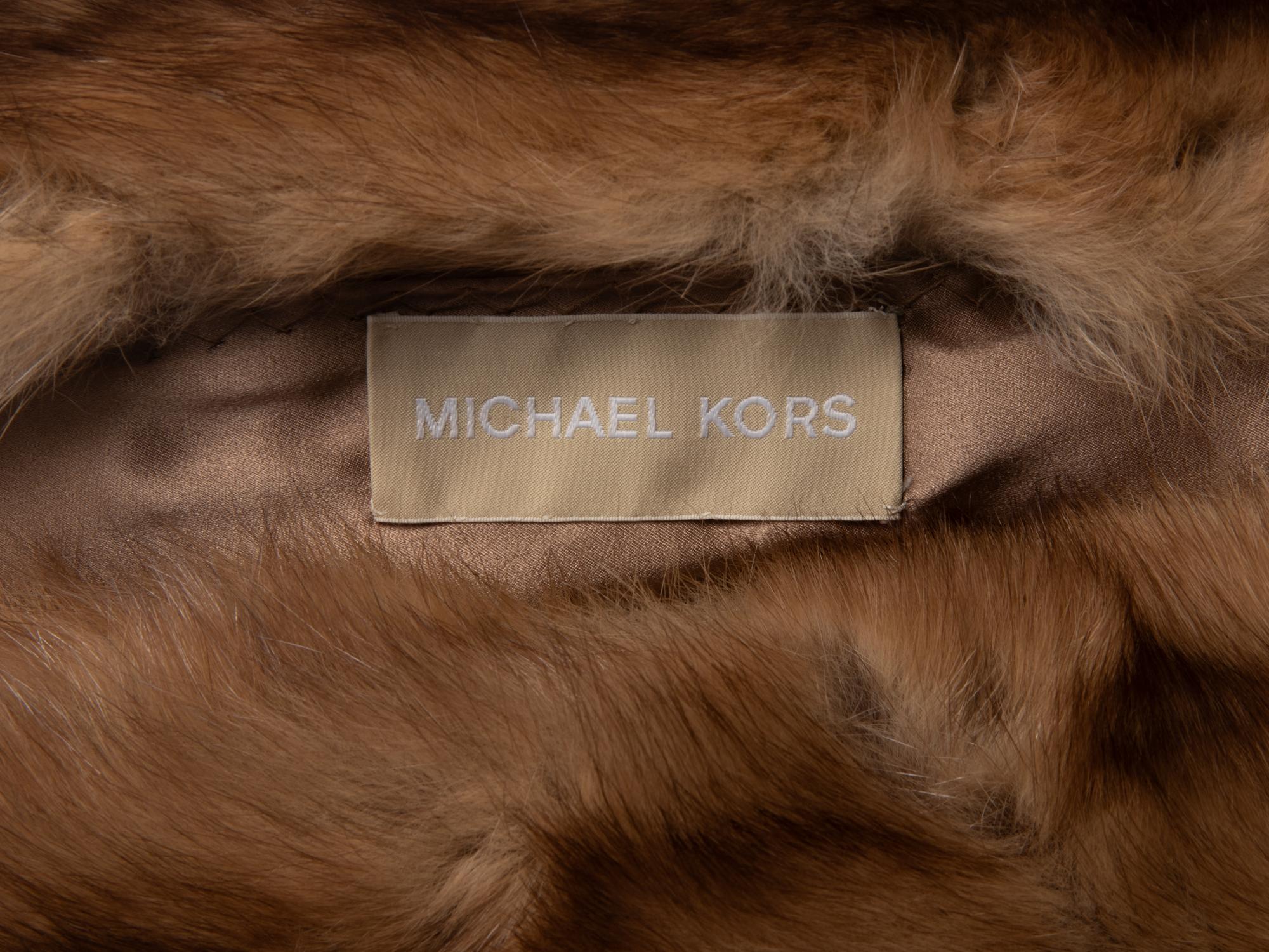 Michael Kors Natural Sable Fur Vest
