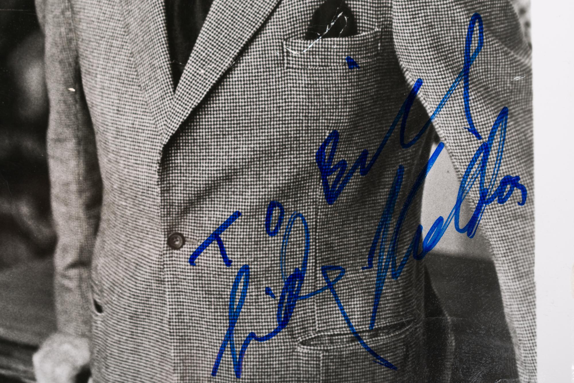 (Celebrity) A group of 20 autographed photographs of celebrities; comprising: