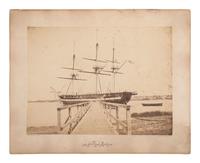 [CIVIL WAR]. BLACK, James Wallace (1825-1896) photographer. US Frigate Santee . Boston, MA, ca 1860s.