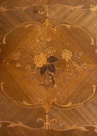 A Louis XV Style Bronze Mounted Marquetry Game Table