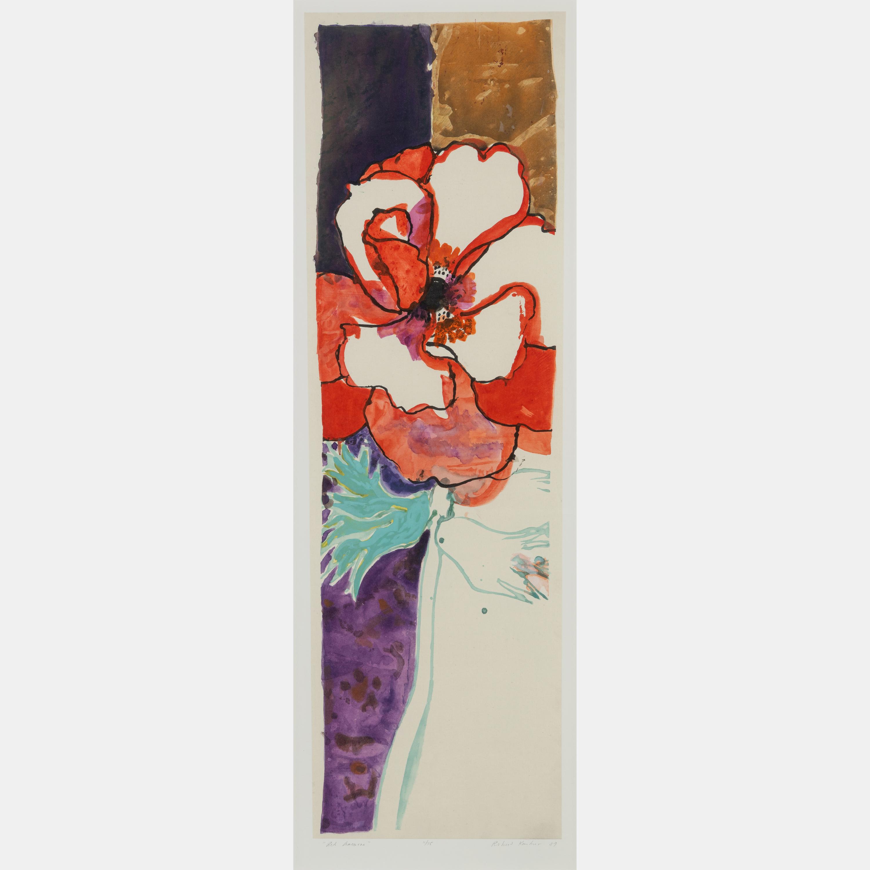 Red Anemone , 1989