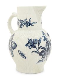 A Large Worcester Porcelain Pitcher