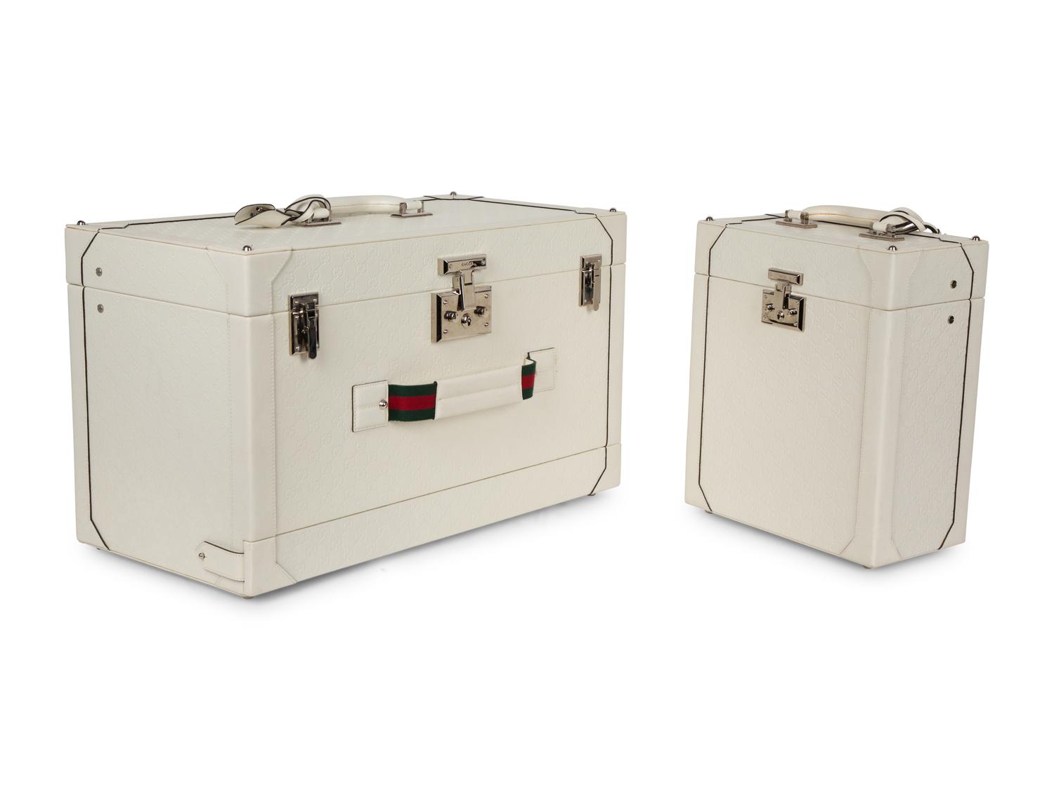 A Gucci by Riva Custom Picnic Trunk and Wine Cooler — 20TH CENTURY