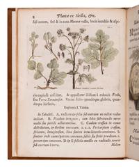 BOCCONE, Paolo (1633-1704). I cones & descriptiones rariorum plantarum Siciliae, Melitae, Galliae, & Italiae. Quarum unaquaeque proprio charactere signata, ab aliis eusdem classis facile distinguitur . Oxford: Theatro Sheldoniano and London: Robert Scott, 1674.