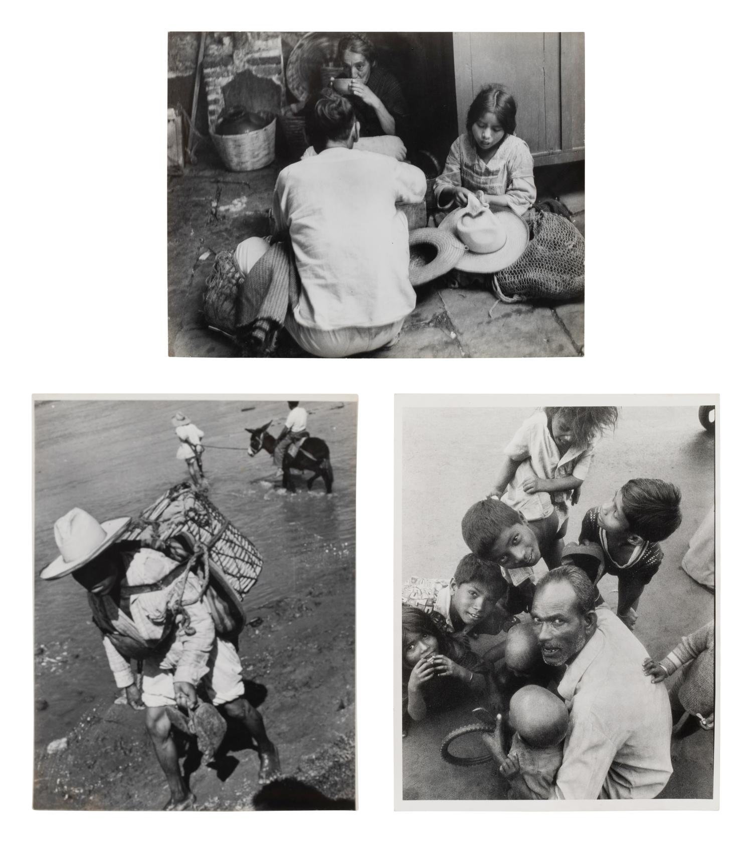 A group of three works