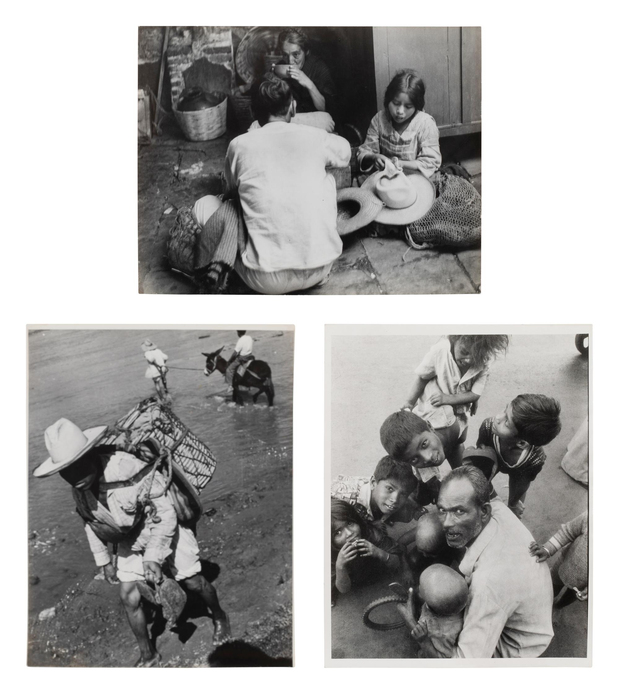 A group of three works