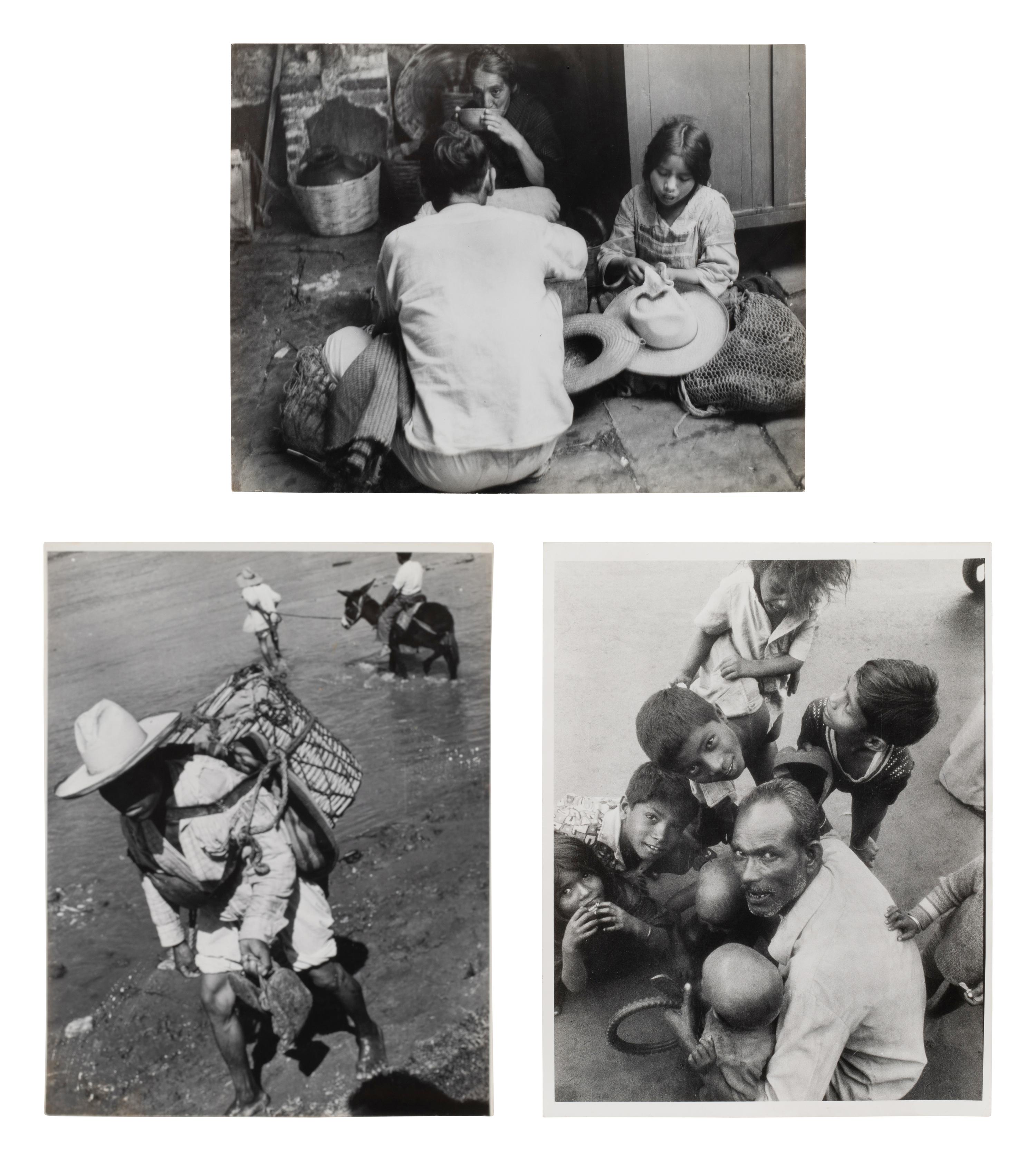 A group of three works