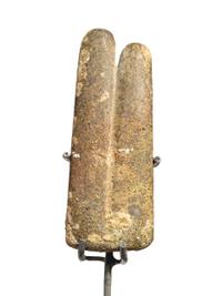 An Egyptian Slate Two-Fingers Amulet