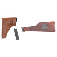 German marked Radom Viz. 35 Holster with Post-War Shoulder Stock and Stock Cut Backstrap