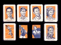 A Group of Eight 1952 Wheaties Sports Cards (Including Ted Williams and George Mikan),