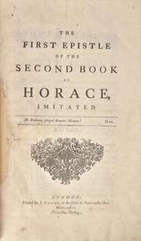 [Literature] Pope, Alexander: Group of 5 Works