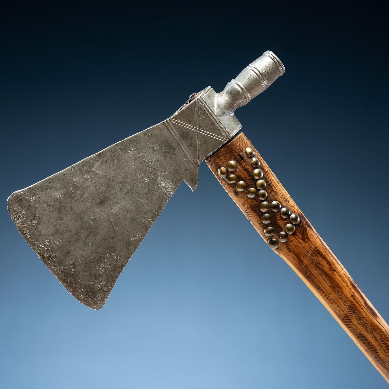 Plains Pipe Tomahawk, with Rocker Engraved Blade