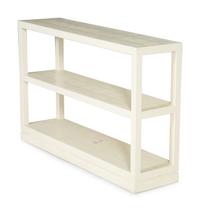 A Five-Piece Group of White Lacquered Furniture