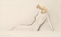 Louis Icart, (French, 1888-1950), Reclining Nude