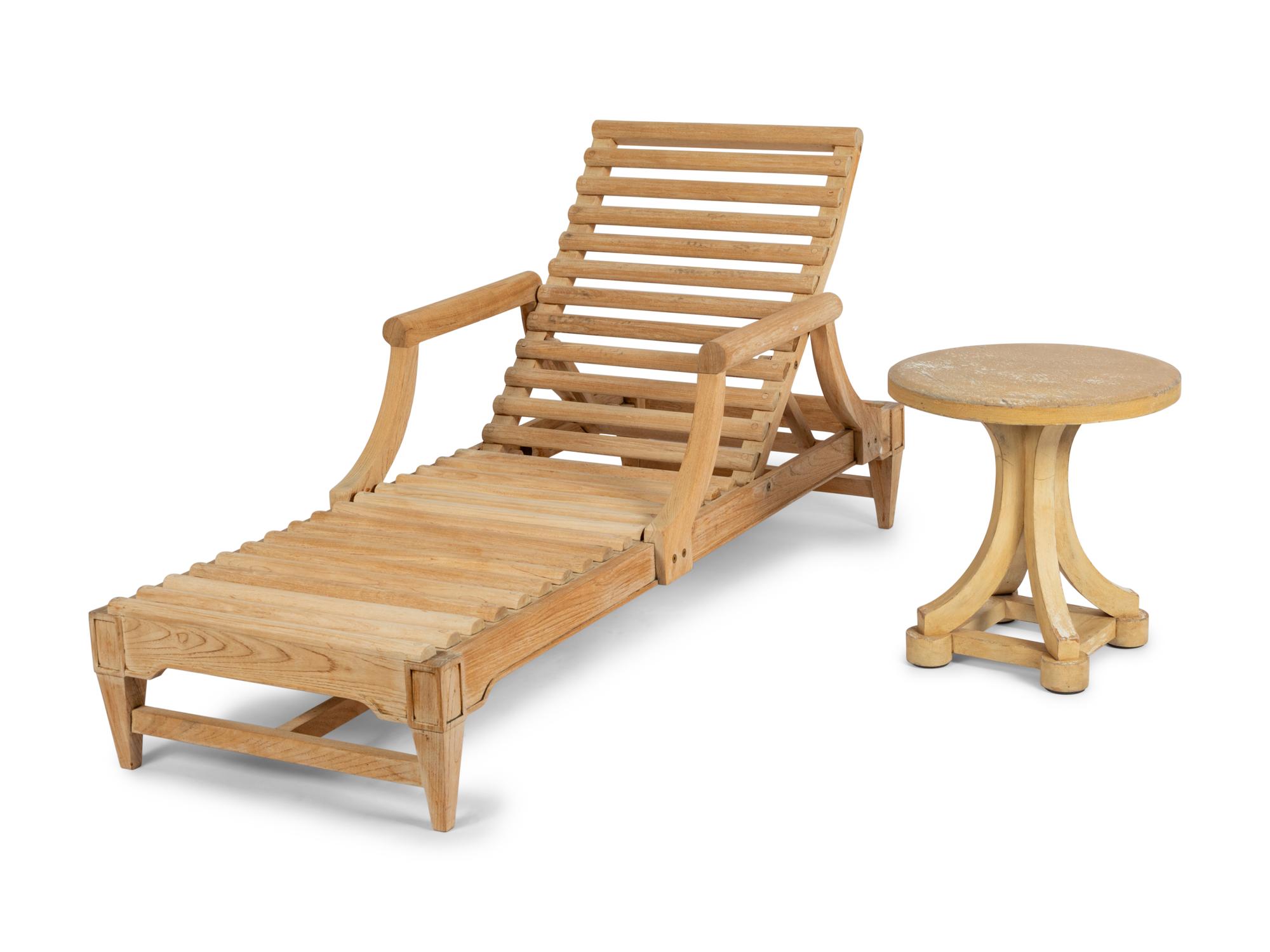 A Teak Outdoor Four-Piece Furniture Suite