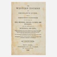 [Americana] Smith, J. Calvin The Western Tourist and Emigrant's Guide, with a Compendious Gazetteer of the States of Ohio, Michigan, Indiana, Illinois, and Missouri, and the Territories of Wisconsin, and Iowa...