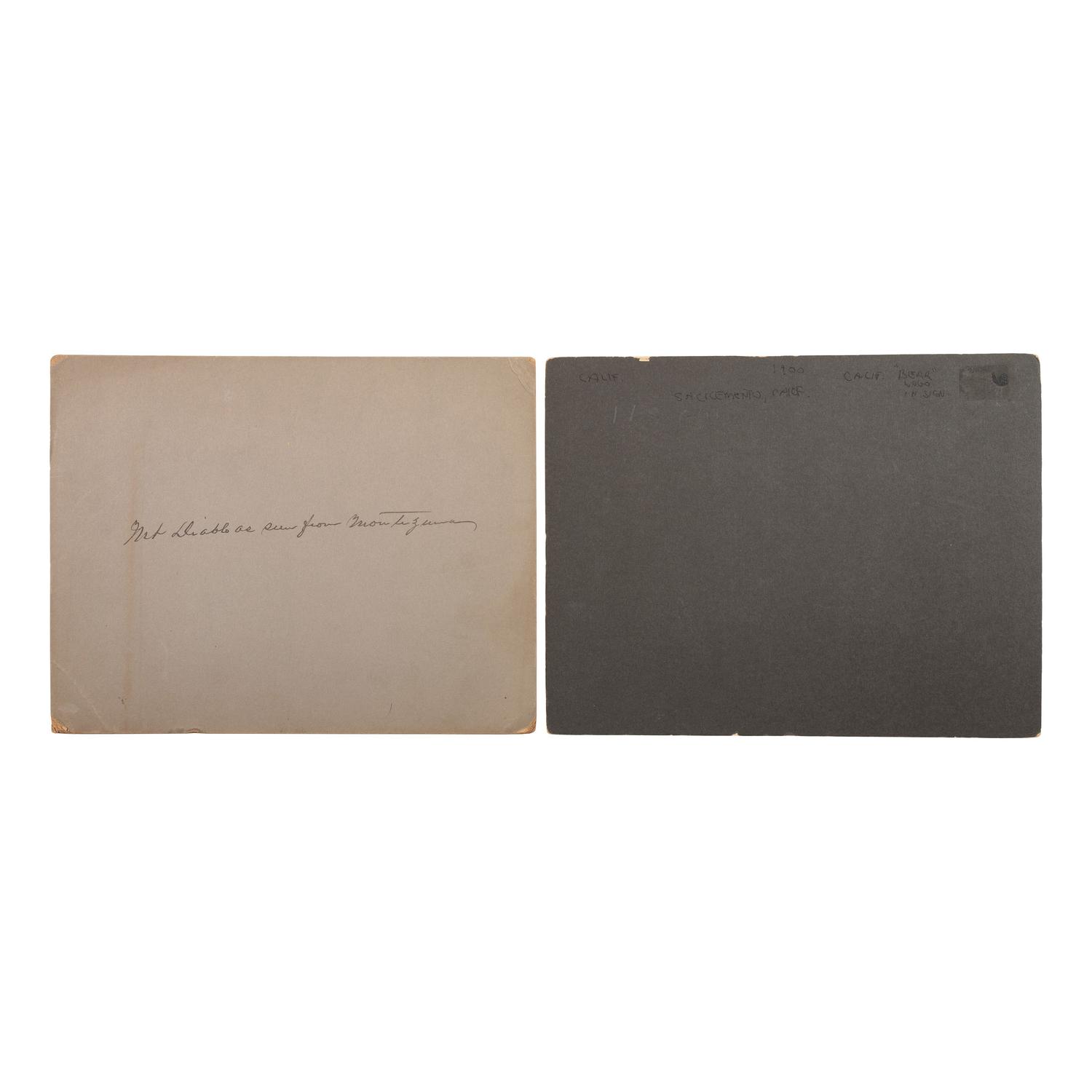 [CALIFORNIA]. A group of stereoviews and photographs of the San Francisco area, including depictions of earthquake and fire aftermath, comprising: