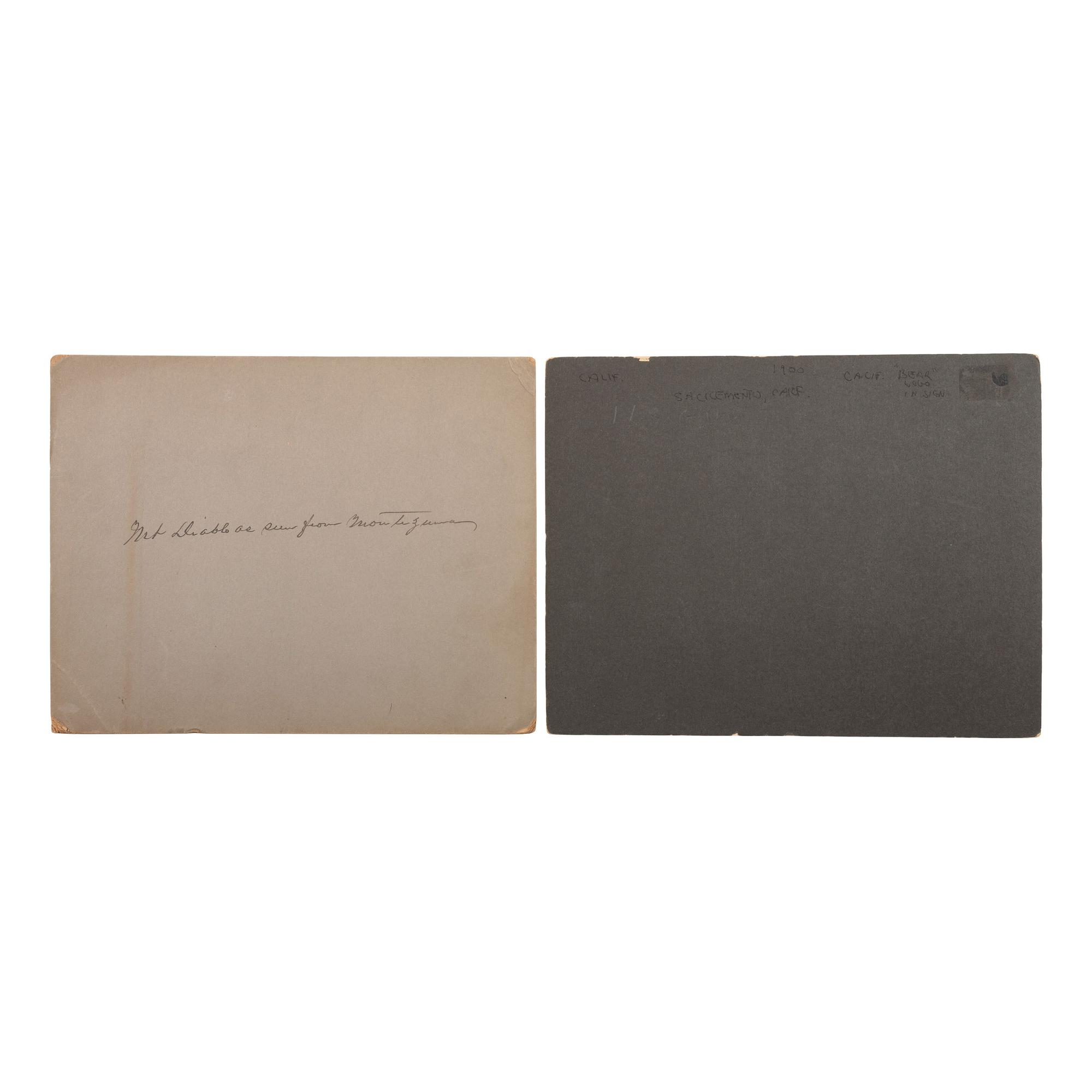 [CALIFORNIA]. A group of stereoviews and photographs of the San Francisco area, including depictions of earthquake and fire aftermath, comprising: