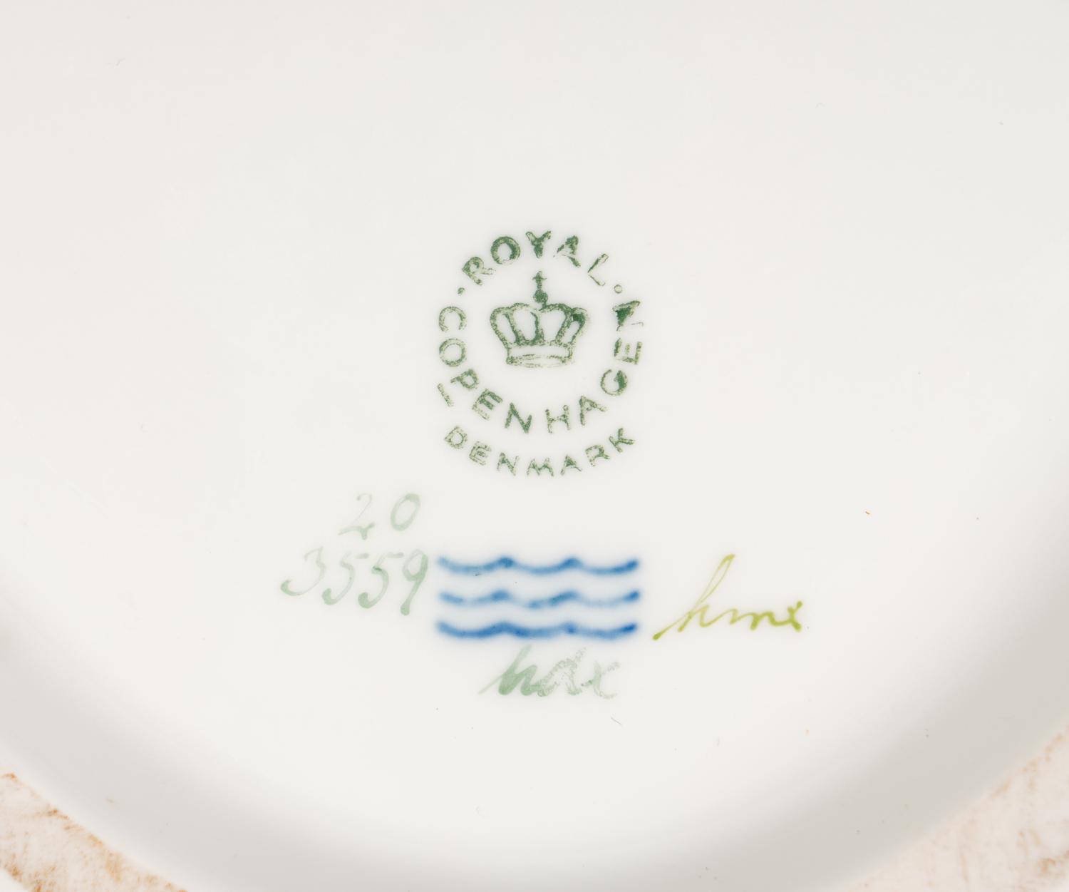 A Royal Copenhagen Flora Danica Porcelain Covered Tureen