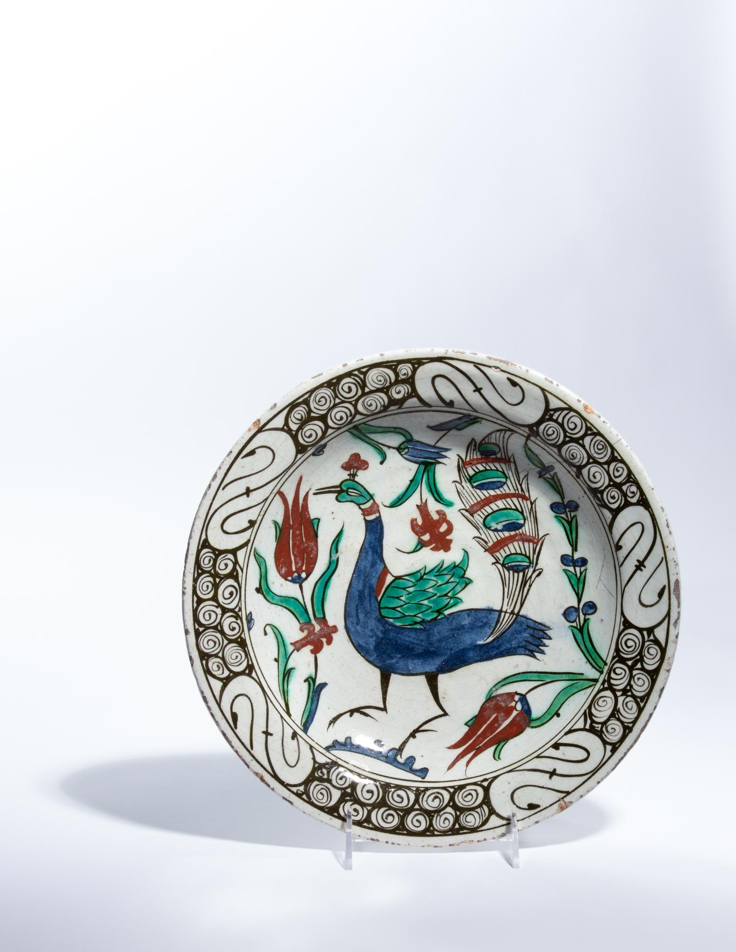 An Iznik Pottery Dish