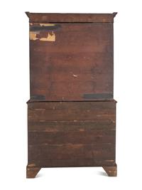 A George III Mahogany Bureau Bookcase