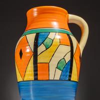 Clarice Cliff (English, 1899–1972) — Diamonds pattern Lotus Jug